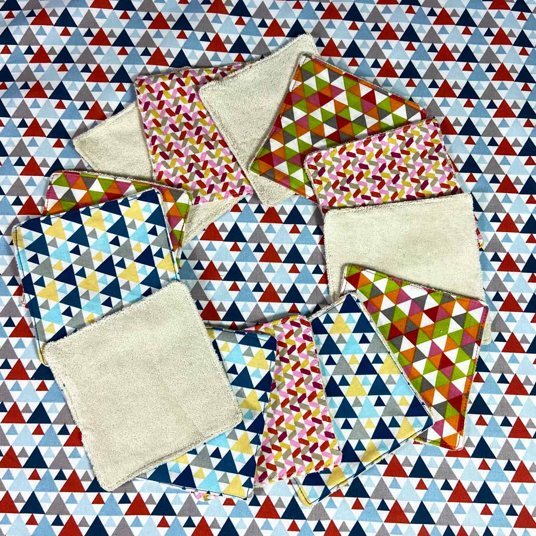 Tissu éponge de bambou, couleur rose lytchees, 50cm – Image 5