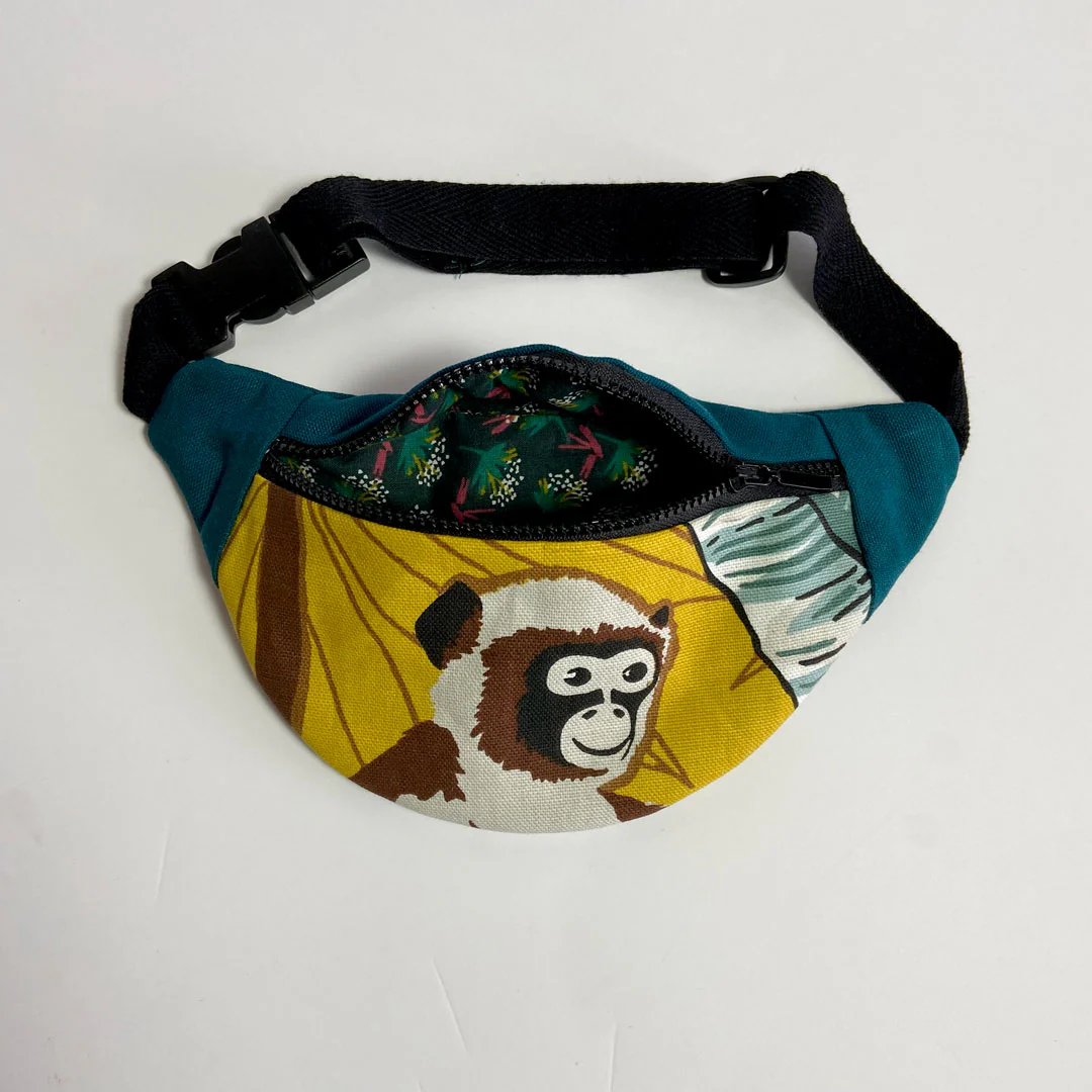 Tissu coton Ombilo cyprès/émeraude, imprimé floral, tissu Domotex, 50cm – Image 5