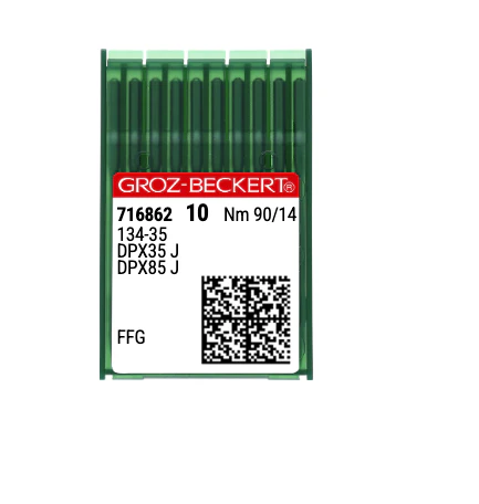 Aiguilles pour machine à coudre industrielle Groz-Beckert 134-35 FFG NM 90