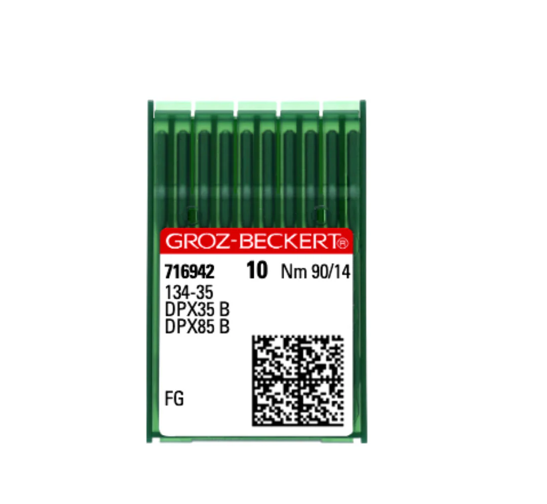 Aiguilles pour machine à coudre industrielle Groz-Beckert 134-35 FG/SUK NM 90