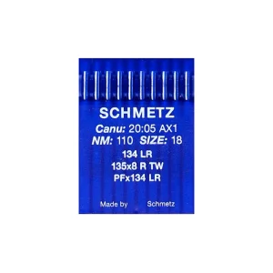 Aiguilles industrielles Schmetz Pointe cuir 134LR, RTW NM110