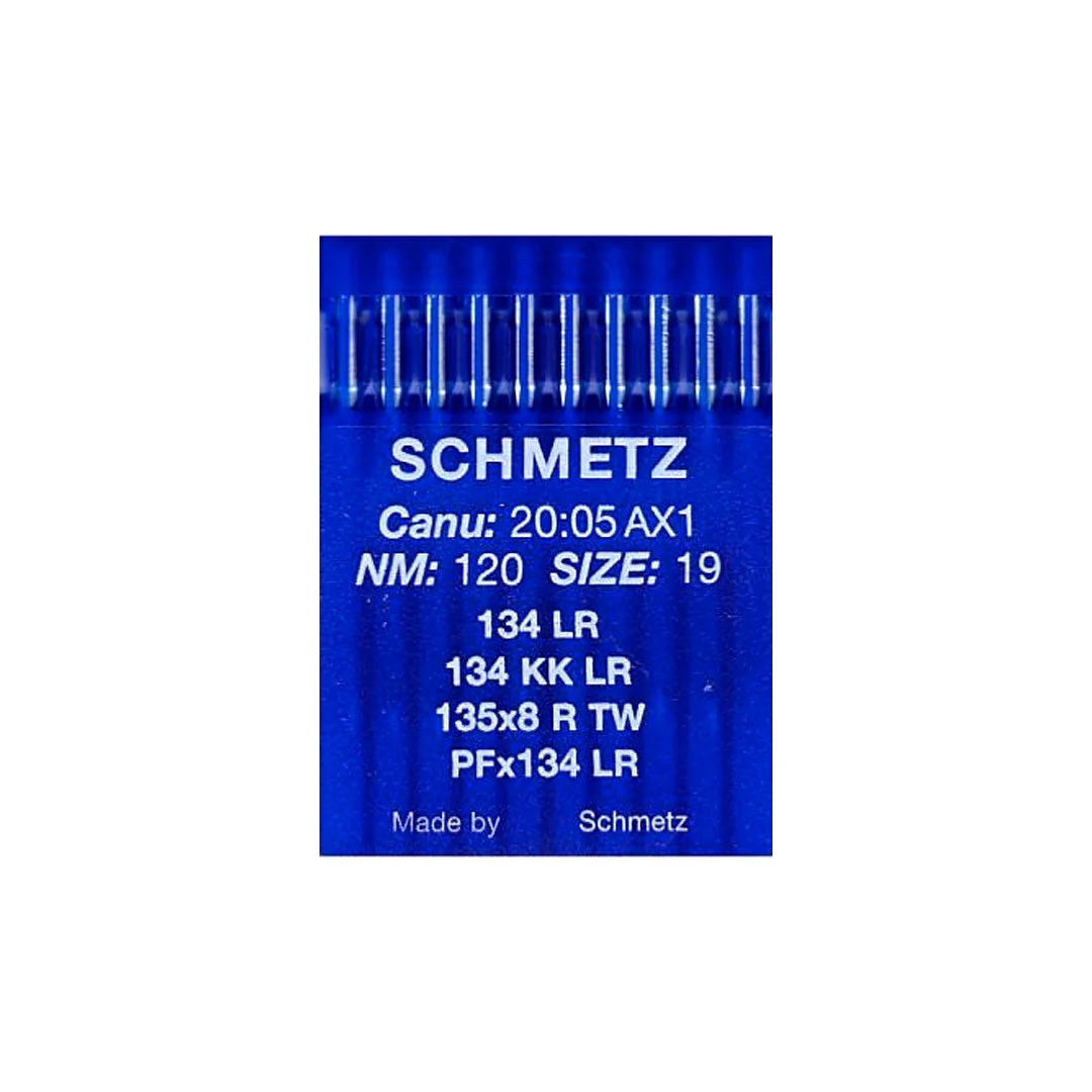 Aiguilles industrielles Schmetz Pointe cuir 134LR, RTW NM120 – Image 2