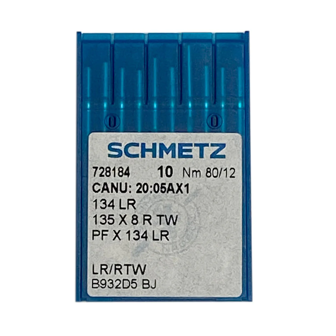 Aiguilles industrielles Schmetz Pointe cuir 134LR, RTW NM80 – Image 2