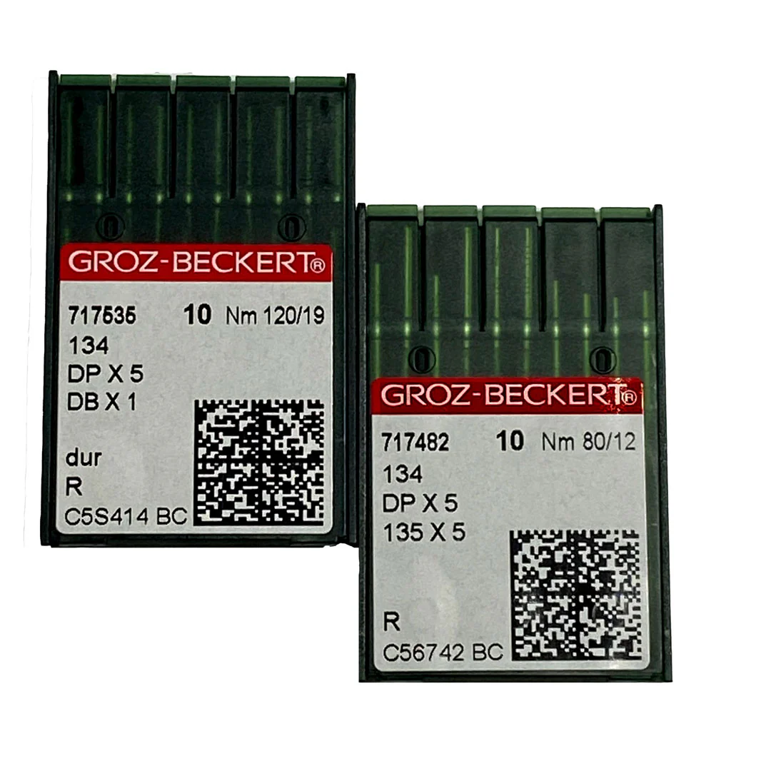 Aiguilles pour machine à coudre industrielle Groz-Beckert 134R, DPX5, 135x5 NM 120 – Image 3