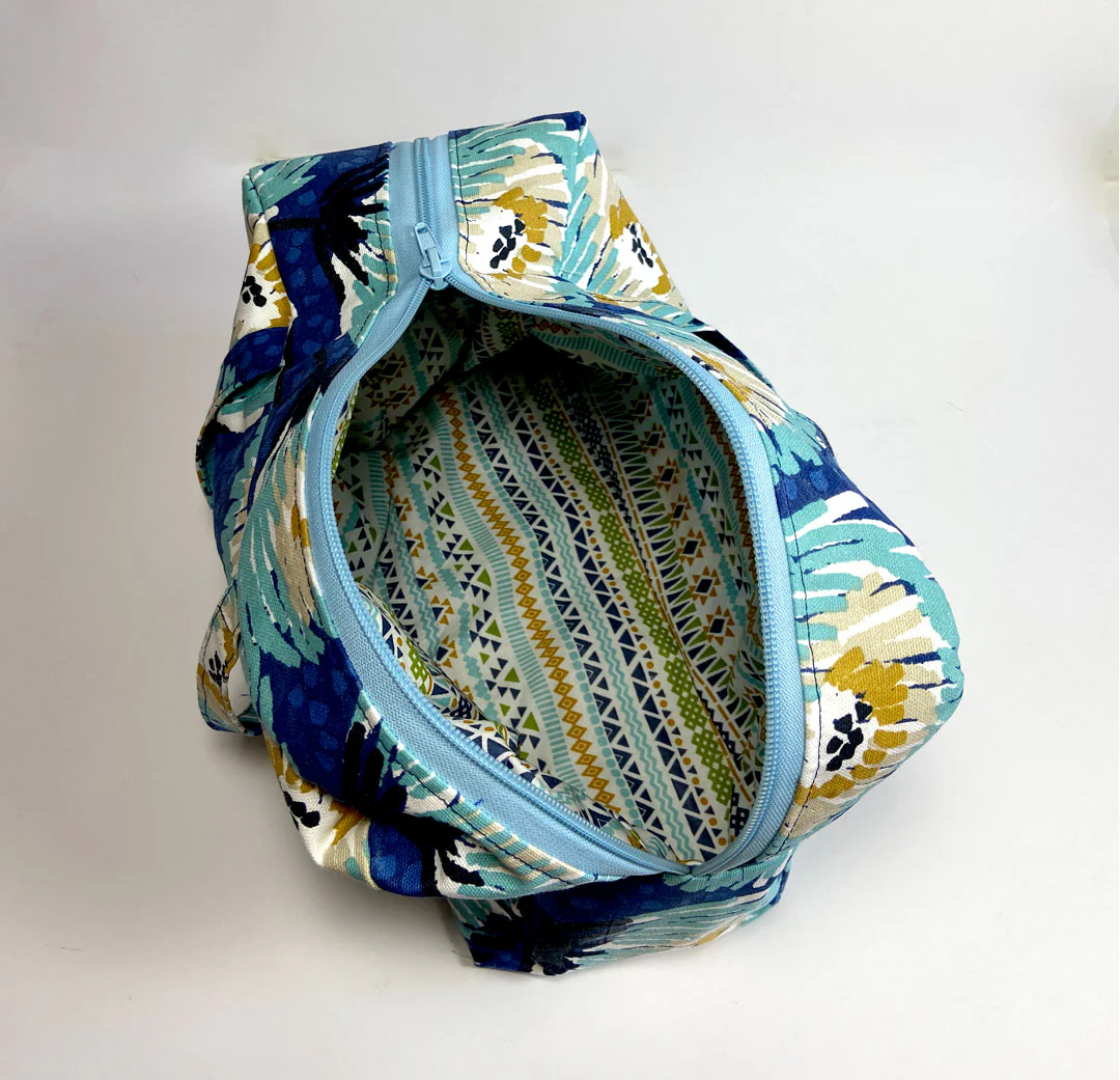 Tissu coton imprimé pour enfants, tissu motifs aztèque, bleu, 50cm – Image 7