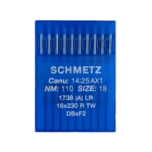 Aiguilles industrielles Schmetz Pointe cuir 16x230 LR NM110