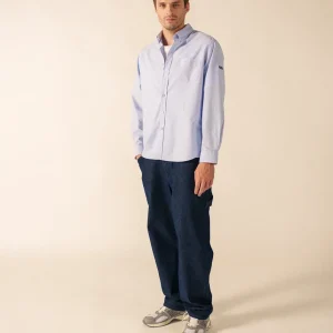 Chemise manches longues Amboise - en coton (CIEL)