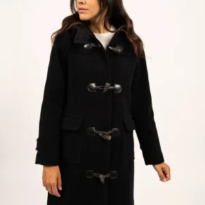 Duffle-coat Venus - en drap de laine (NAVY)