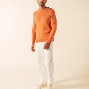 Pull marin Cancale coton (ARGILE)