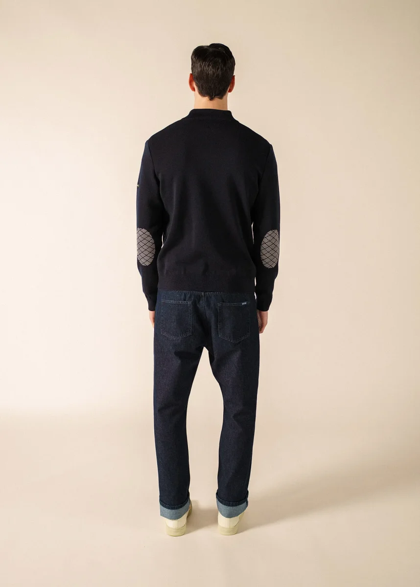 Cardigan zippé Equipage (NAVY) – Image 3