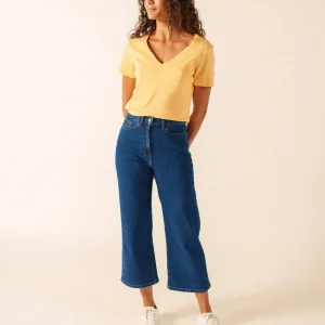 T-shirt Ajaccio Col V - en coton (VITAMINE)