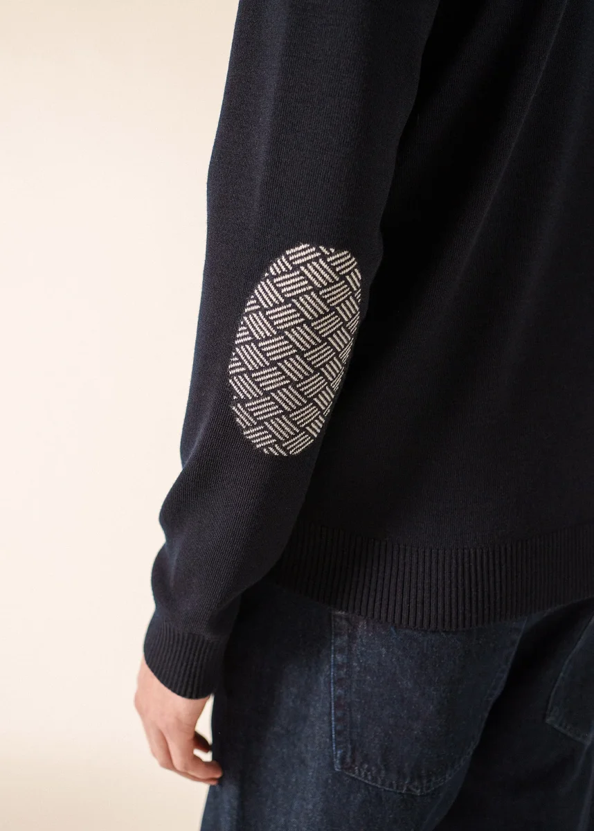 Cardigan Equipage (NAVY/ECUME) – Image 6