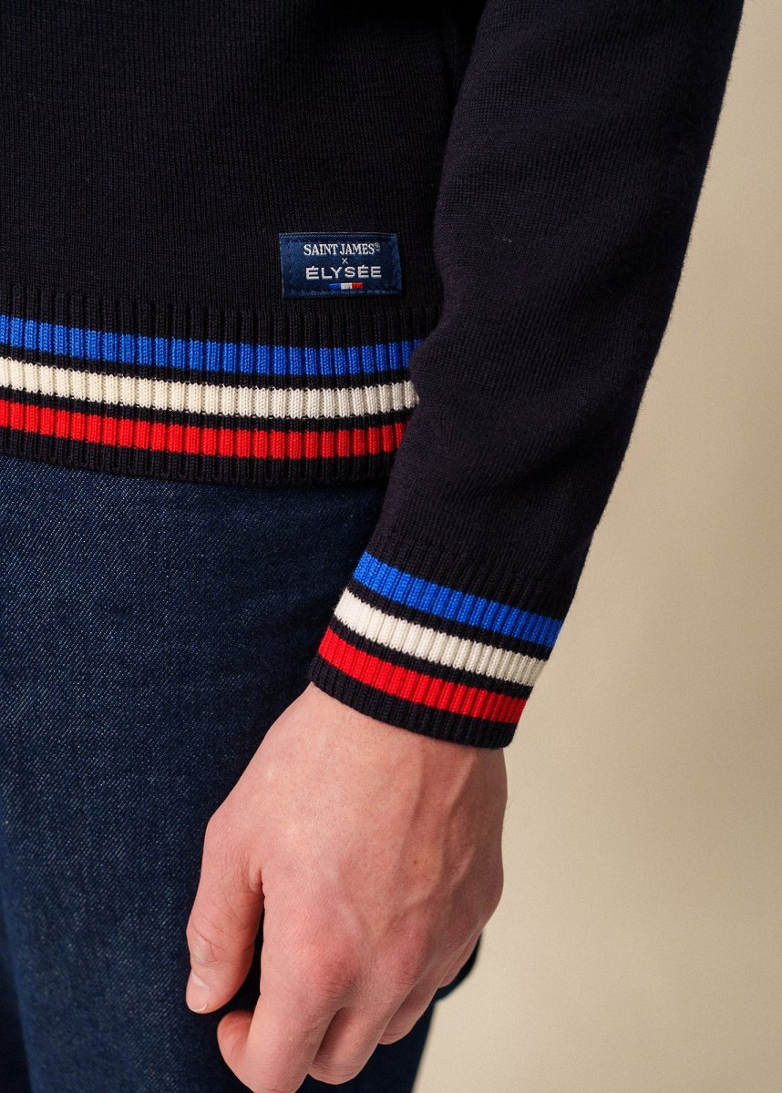 Gilet tricolore x l'Elysée (NAVY/MULTICO) – Image 6
