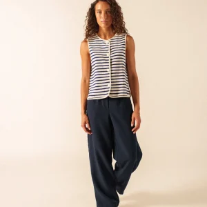 Gilet Gouville (ECRU/MARINE)