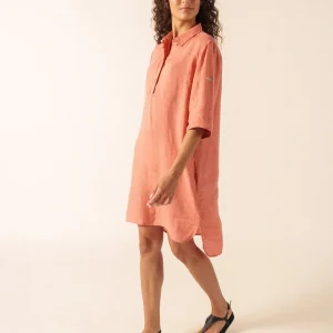 Robe Léonie lin (ARGILE)