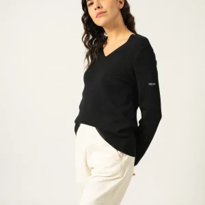 Pull Bréhat - en laine (NOIR)