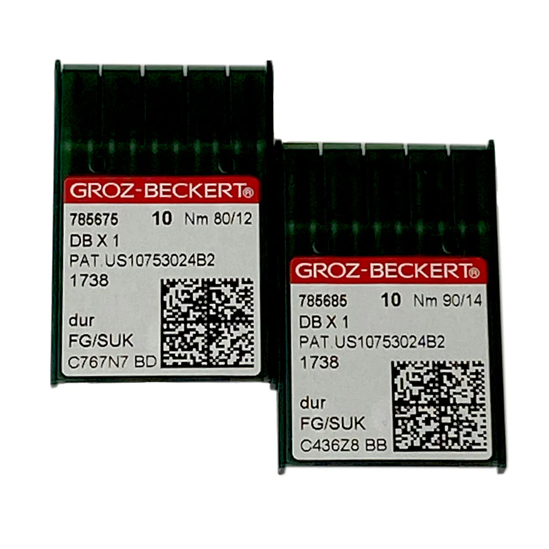 Aiguilles pour machine à coudre industrielle Groz-Beckert 1738, 16x257 SUK NM 80 – Image 3