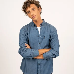 Chemise manches longues Frederic - en chambray (CHAMBRAY)