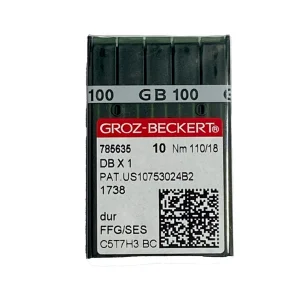 Aiguilles industrielles Groz-Beckert 1738, 16x257 FFG/SES NM 110