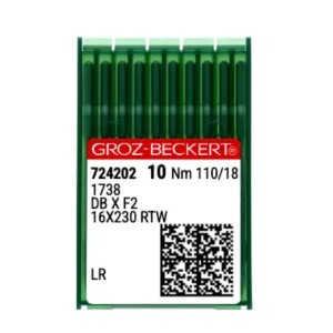 Aiguilles industrielles Groz Beckert Pointe cuir 16x230LR NM110