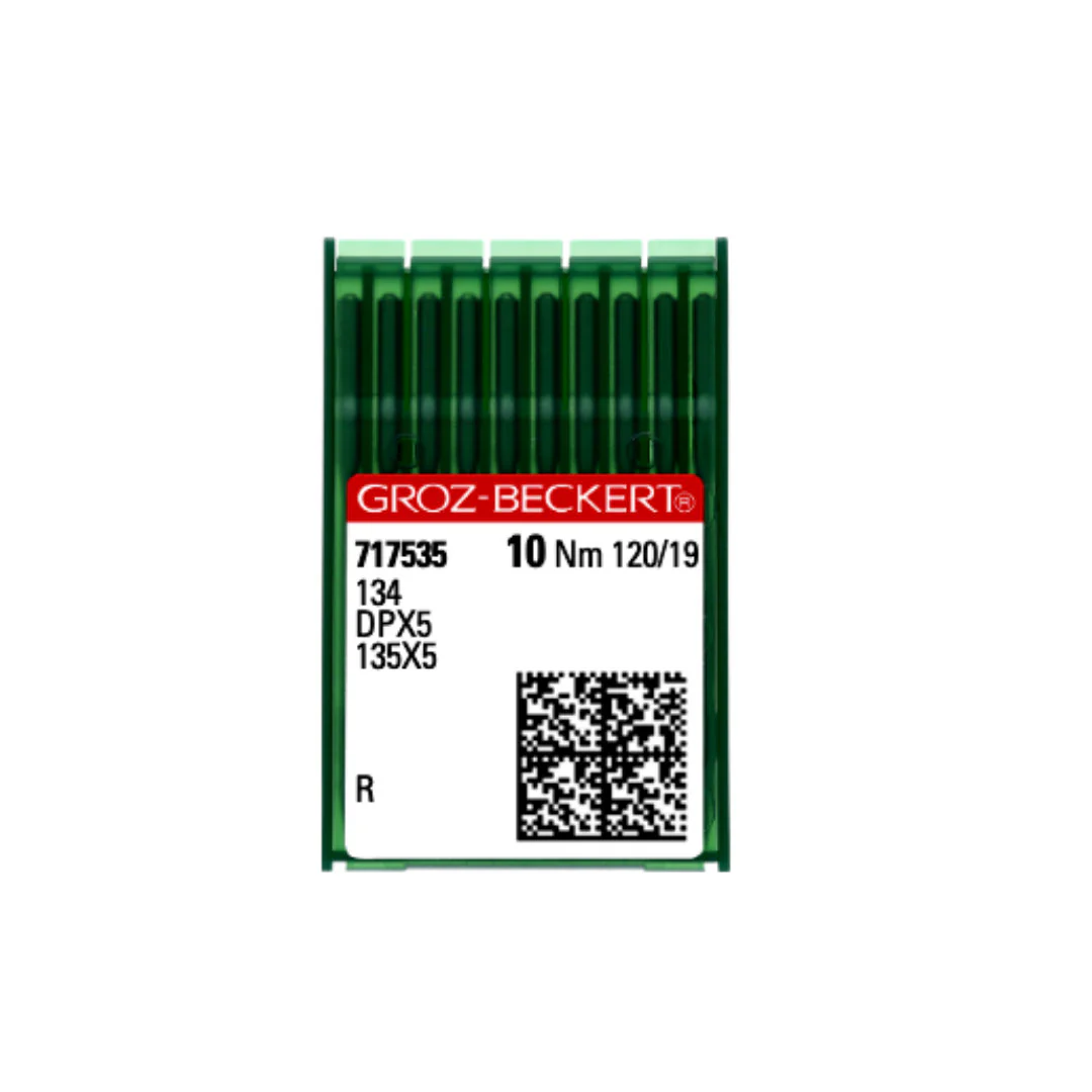 Aiguilles pour machine à coudre industrielle Groz-Beckert 134R, DPX5, 135x5 NM 120 – Image 2