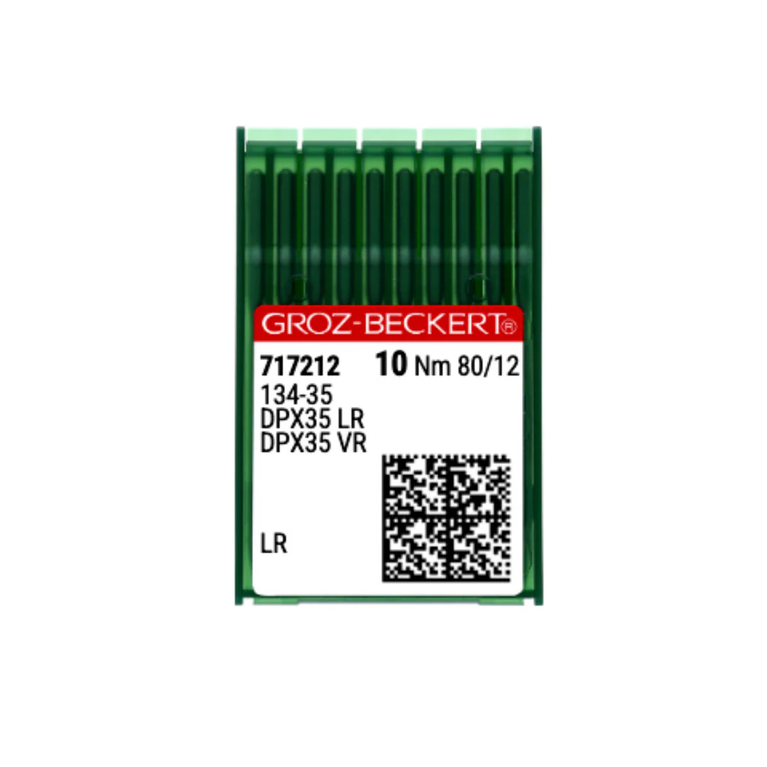 Aiguilles pour machine à coudre industrielle Groz Beckert 134-35LR NM 80