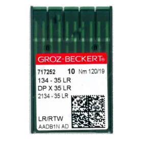 Aiguilles pour machine à coudre industrielle Groz Beckert 134-35LR NM 120
