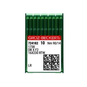 Aiguilles industrielles Groz Beckert Pointe cuir 16x230LR NM90