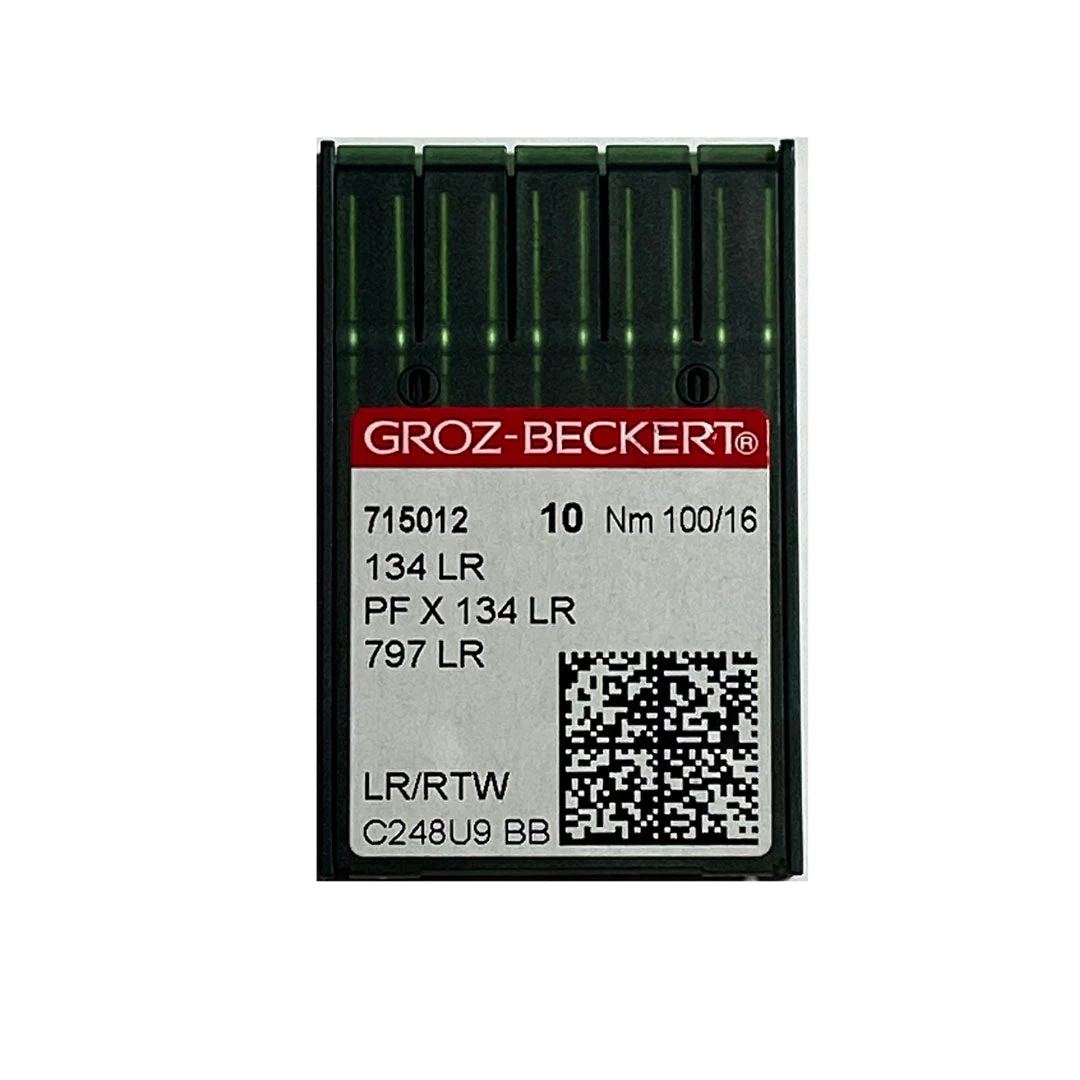 Aiguilles industrielles Groz-Beckert 134LR, RTW, PFx134LR, NM 100