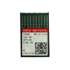 Aiguilles pour machine à coudre industrielle Groz-Beckert 134-35R NM 110