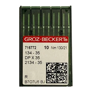 Aiguilles pour machine à coudre industrielle Groz-Beckert 134-35R NM 130