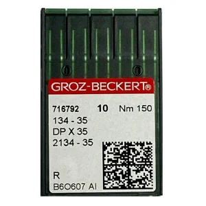 Aiguilles pour machine à coudre industrielle Groz-Beckert 134-35R NM 150