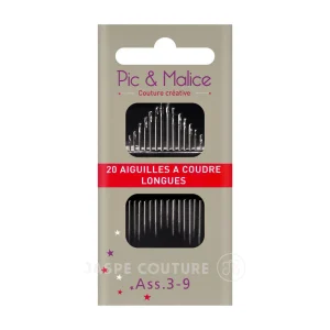 Aiguilles à coudre Pic et Malice 3-9