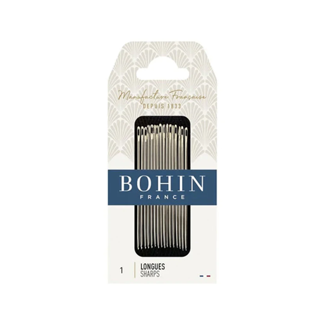 Aiguilles à coudre longues Bohin N°1