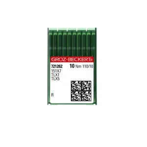 Aiguilles pour machine industrielle Groz-Beckert 151x7 NM 110, bte de 100