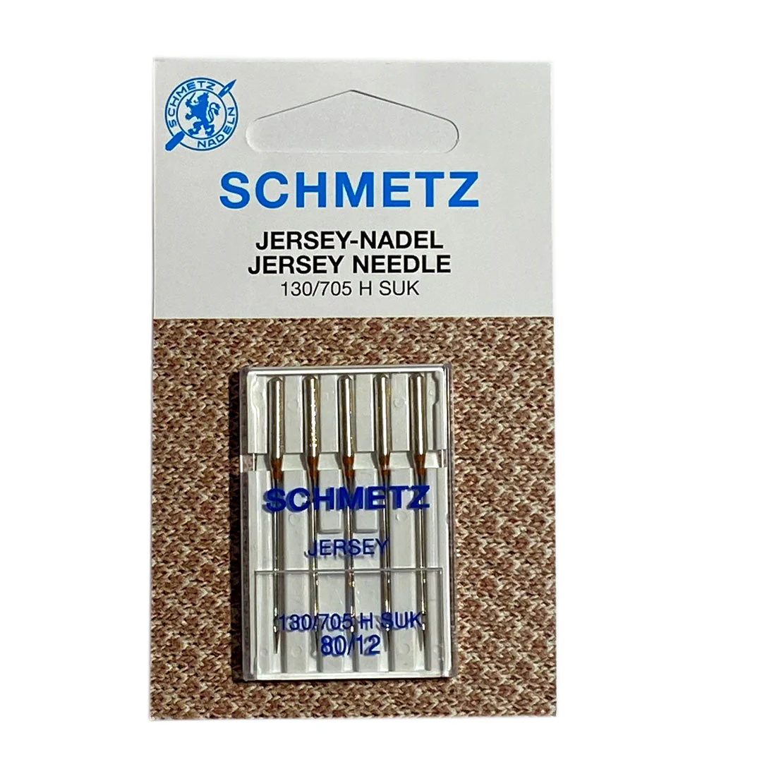 Aiguilles Jersey pour machine à coudre NM 80 SUK, Schmetz