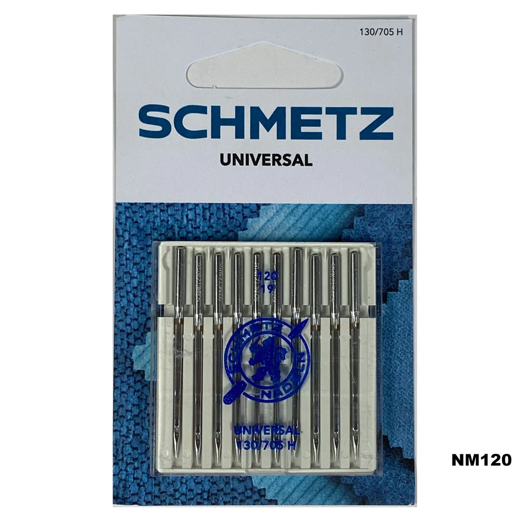 Lot de 10 Aiguilles machine à coudre NM 120, 130/705H Schmetz
