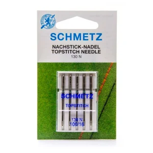 Aiguilles machine à coudre Topstitch NM 100, 130/705HN Schmetz