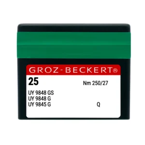 Aiguilles pour machine industrielle Groz-Beckert UY 9848 GS NM 250/27, G, SY 7717
