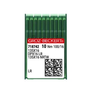 Aiguilles pour machine à coudre industrielle Groz-Beckert 135x16 LR, DPx16 NM 100