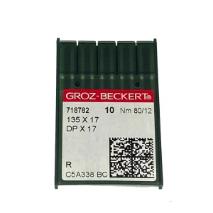 Aiguilles pour machine à coudre industrielle Groz-Beckert 135x17, DPx17 NM 80