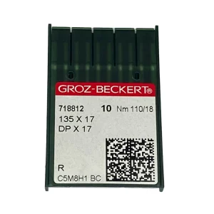 Aiguilles pour machine à coudre industrielle Groz-Beckert 135x17, DPx17 NM 110