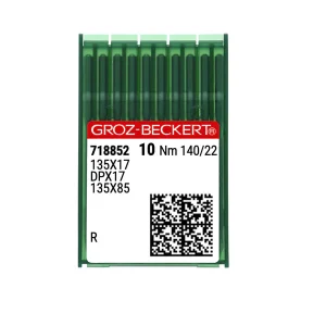 Aiguilles pour machine à coudre industrielle Groz-Beckert 135x17, DPx17 NM 140