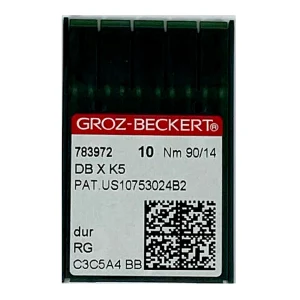 Aiguilles à broder Groz Beckert DBxK5 NM 90 pour brodeuse industrielle