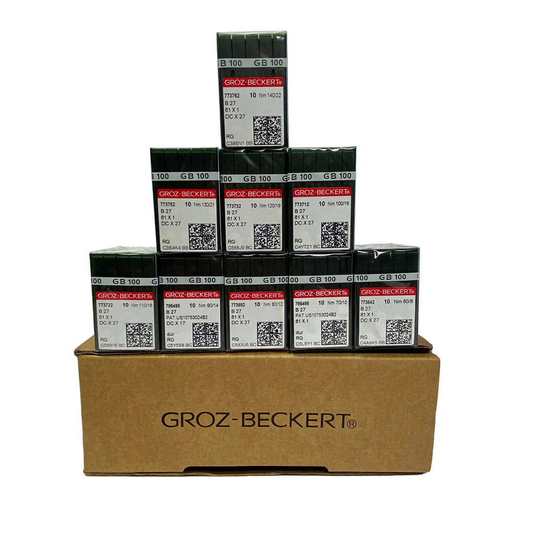 Aiguilles pour surjeteuse industrielle Groz-Beckert B27, 81x1, DCx27 NM 120 – Image 3