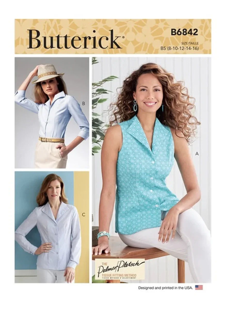 Patron chemise femme, Butterick 6842 – Image 7