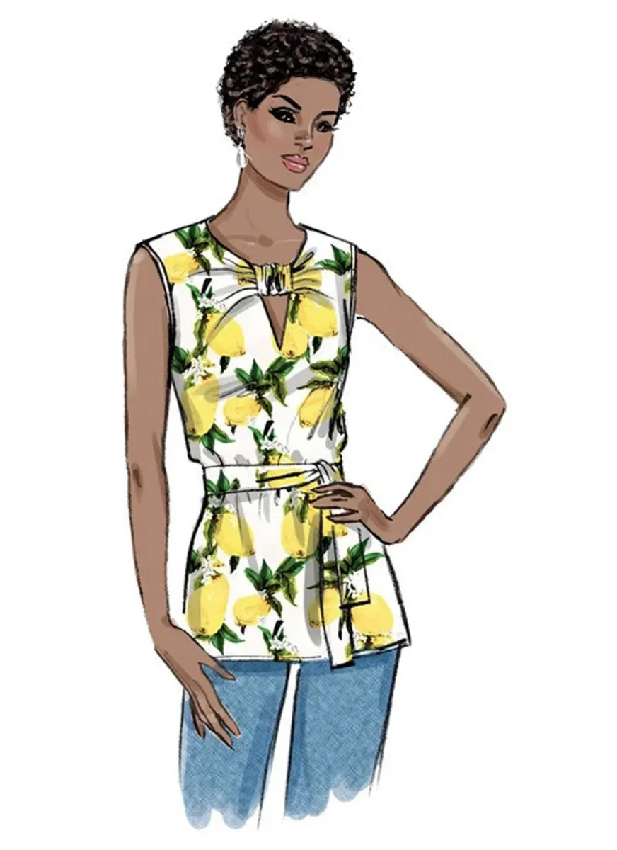 Patron de haut femme, Butterick 6876 – Image 3