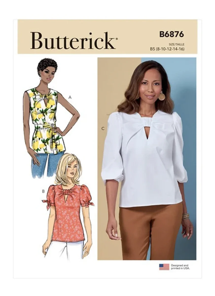 Patron de haut femme, Butterick 6876 – Image 7