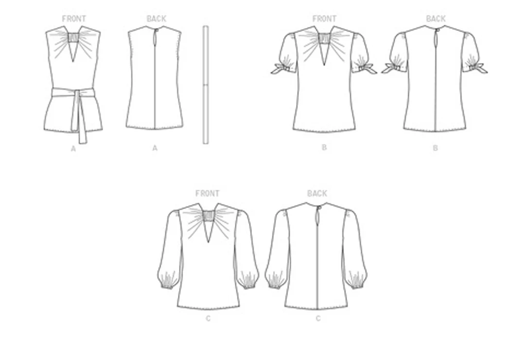 Patron de haut femme, Butterick 6876 – Image 8