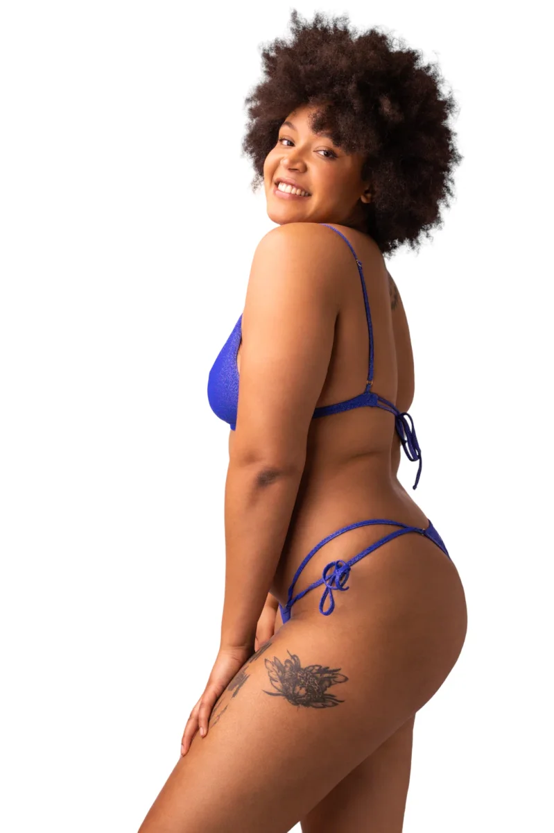 Clausa String (Bleu Paillettes) – Image 3